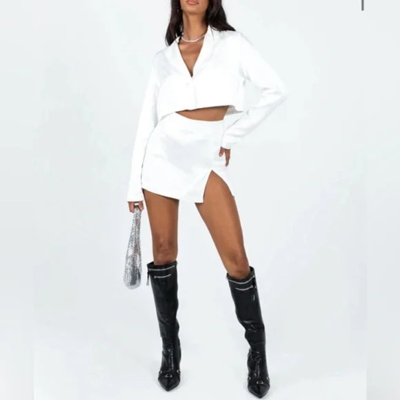 Princess Polly DALEY SET - White - Picture 2 of 3